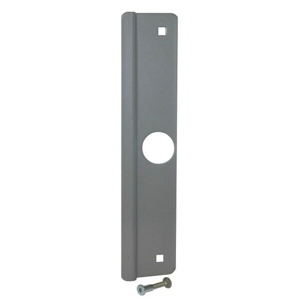Don-Jo 2-5/8" x 12" Adams Rite Cylinder Hole Latch Protector for Outswing Doors with EBF Fasteners LP312EBFSL - main